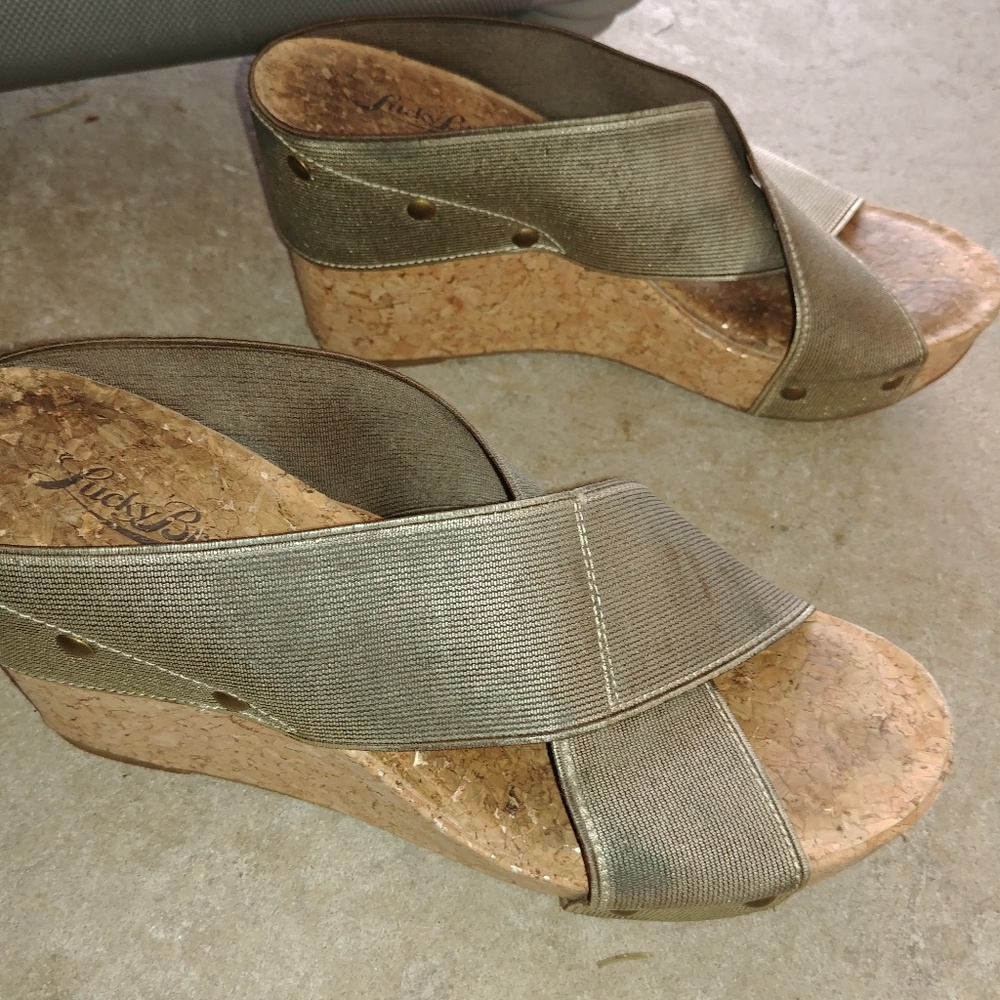Lucky Brand wedge sandals